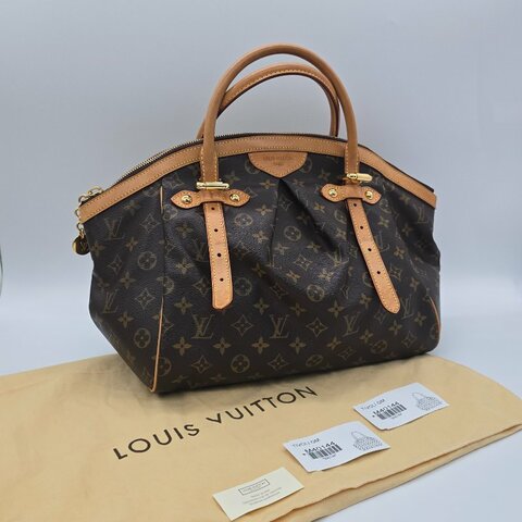 LOUIS VUITTON Tivoli GM 經典花紋 Monogram 棕色 單肩包 手提包
