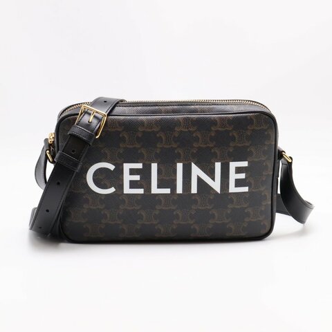 CELINE 凱旋帆布老花郵差包