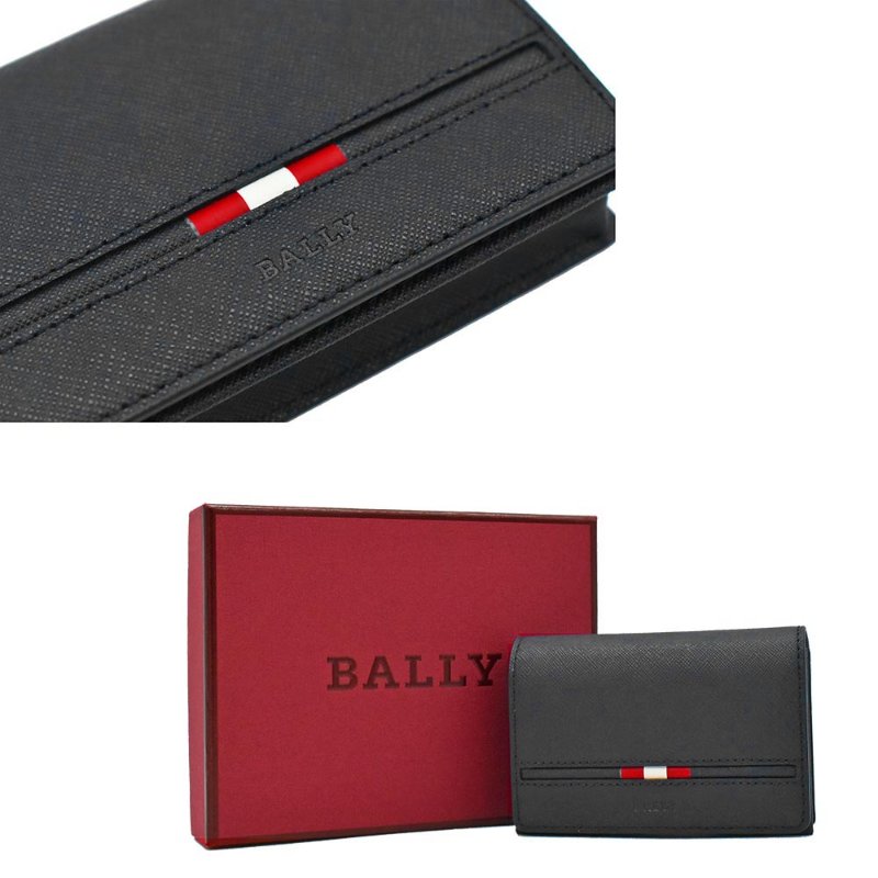 【門市全新現貨】BALLY BALLY PENN 防刮牛皮卡片夾 (附原廠紙盒)-2