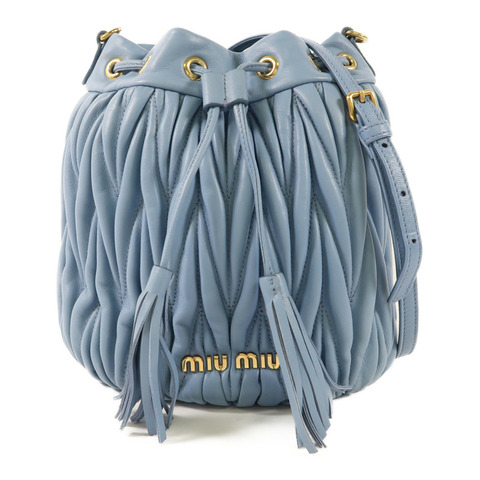 Miu Miu 羊皮皮革Shoulder Bag金扣肩背袋