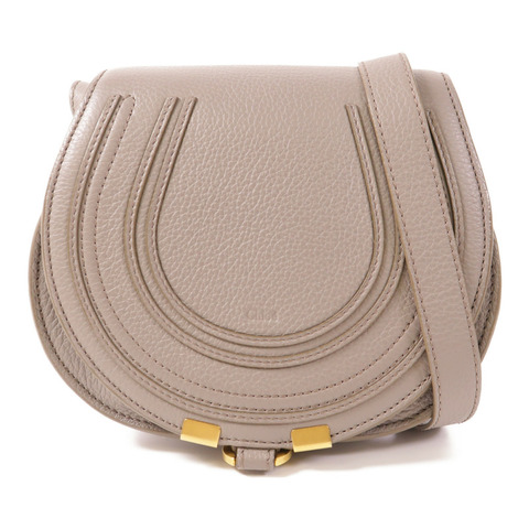 Chloe 牛皮皮革Shoulder Bag金扣肩背袋