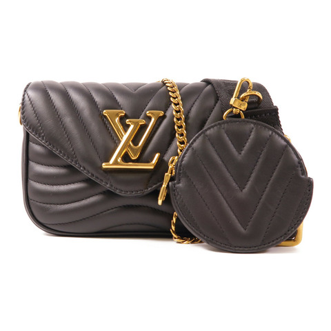 LOUIS VUITTON 牛皮皮革New Wave金扣手挽肩背兩用袋