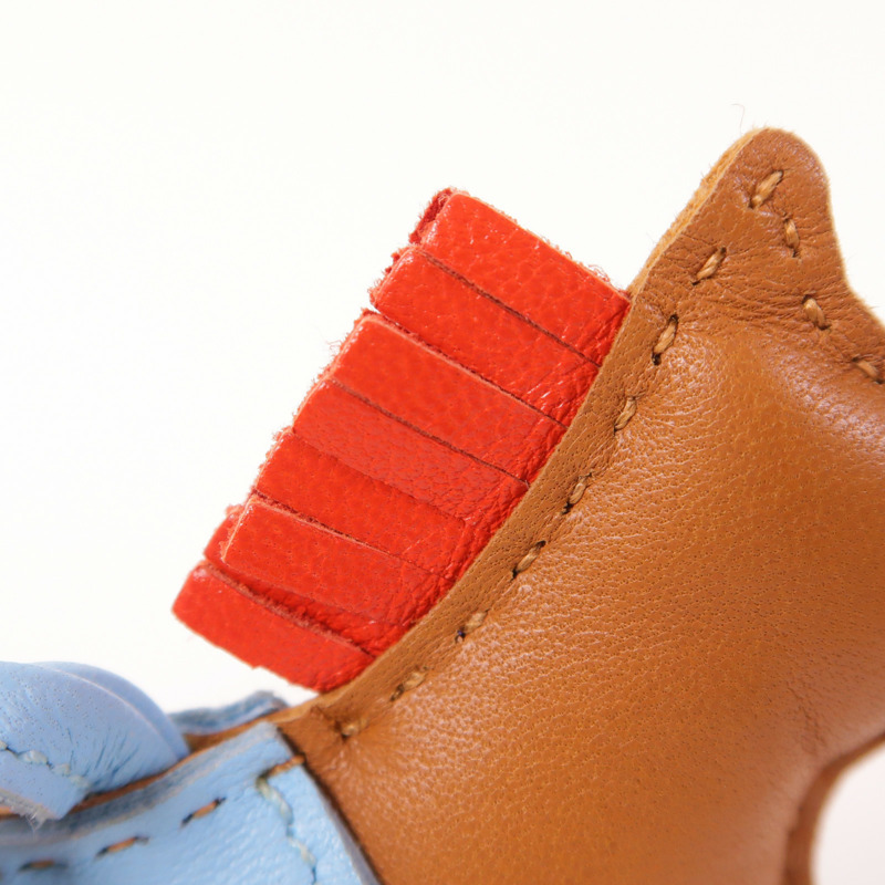 HERMES Milo皮革Rodeo PM掛飾-4