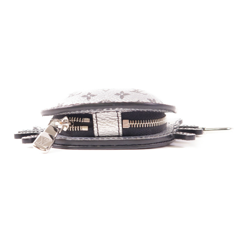 LOUIS VUITTON Monogram LV Crab銀扣吊飾-6