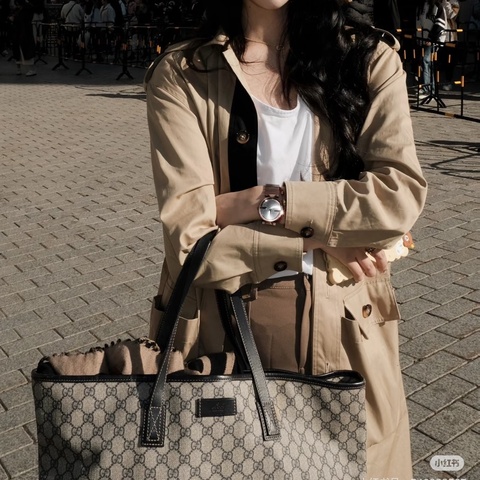 💗香緹國際精品💗 Gucci 托特包 中號 包身挺 內裡乾淨