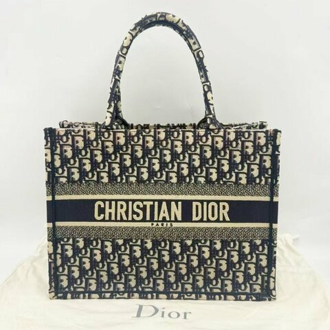 Christine Dior Book Tote bag Large 經典老花Oblique 印花刺繡手提袋