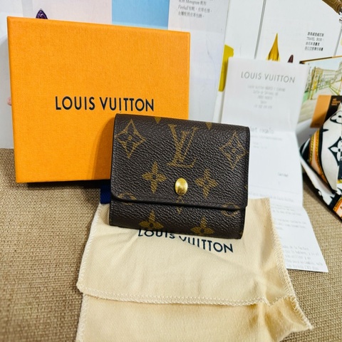 ✨售 全新真品  LOUIS VUITTON 經典老花六孔鑰匙包卡片包
