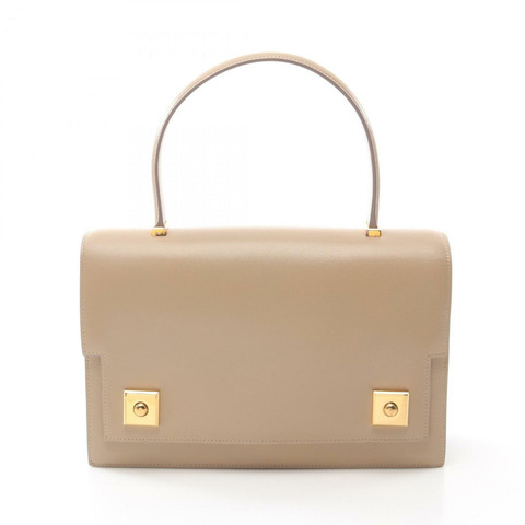 HERMES Piano 手提包 小牛皮 (牛皮) Boxcalf 女款 米色