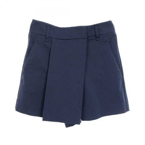 JIL SANDER 褲子 JSPH313789 人造絲尼龍，聚氨酯 海軍藍 二手 女士