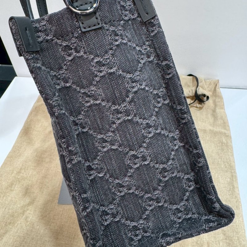 GUCCI 手提包/斜背包/牛仔布包 772183 全新未使用-4