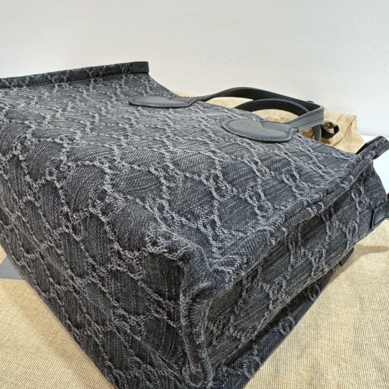 GUCCI 手提包/斜背包/牛仔布包 772183 全新未使用-5