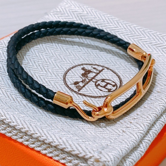 TK1740 HERMES 愛馬仕豬鼻手鍊ROULIS DOUBLE TOUR BRACELET-2