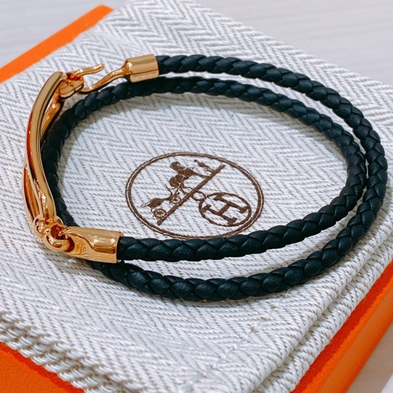 TK1740 HERMES 愛馬仕豬鼻手鍊ROULIS DOUBLE TOUR BRACELET-3