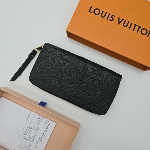 LOUIS VUITTON 黑色老花 長夾