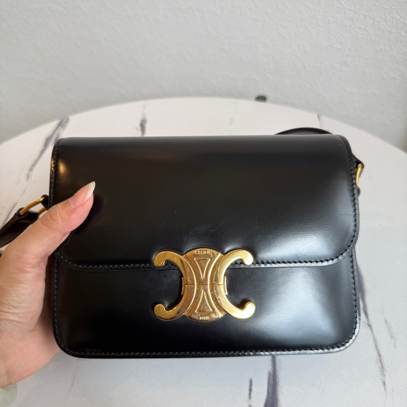 Celine 超質感 網美必入手 凱旋門斜背包-1