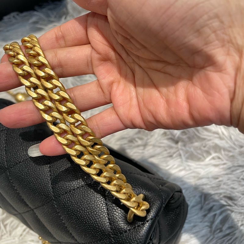 CHANEL 24P愛心方胖20CM-14