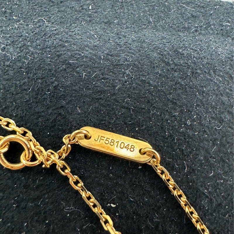 Vca梵克雅寶/Van Cleef & Arpels 小號白色貝母玫瑰金蝴蝶項鍊 23年-2