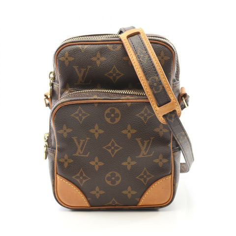 LOUIS VUITTON Amazon 斜背包 M45236 Monogram 帆布 棕色 二手 LV