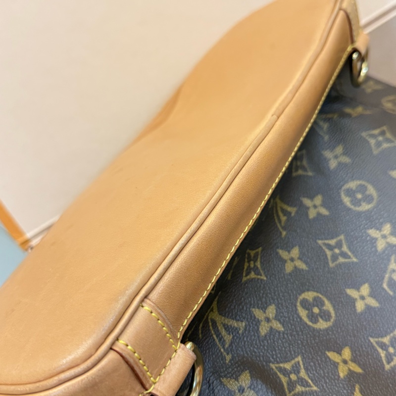 真品LV Monogram Montsouris GM Rucksack 路易威登 原花字紋老花後背包 M51135-16