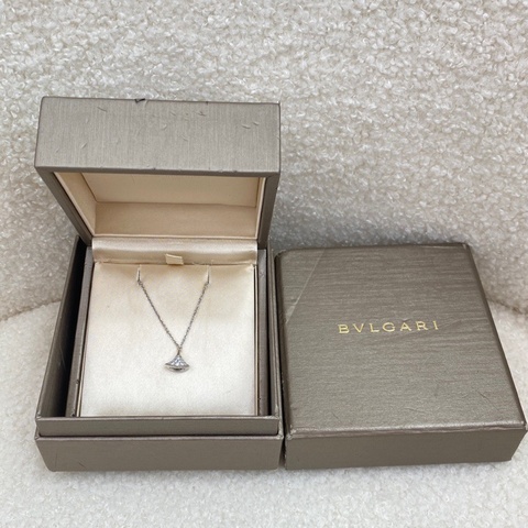 Bvlgari  寶格麗 diva系列 白金滿鑽扇子手鏈 附件：盒子 2019年 公價63200 #Bvlgari