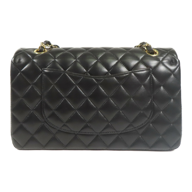 CHANEL 羊皮皮革Classic 25金扣鏈帶肩背袋-1