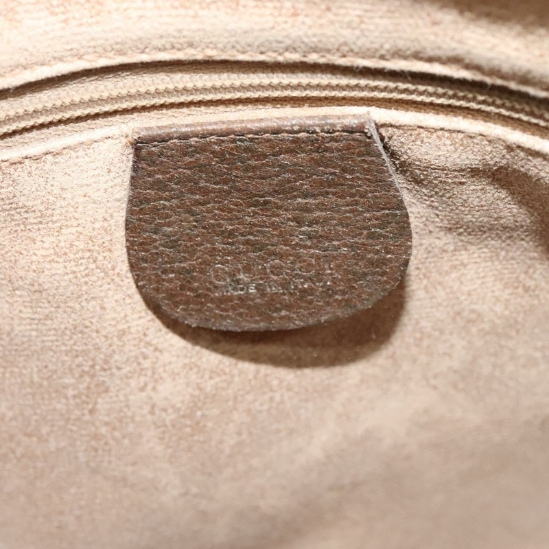 【日本直送】GUCCI GG Supreme 織帶雪莉線包 PVC 米金色 001 123 6177 正品 125752-17