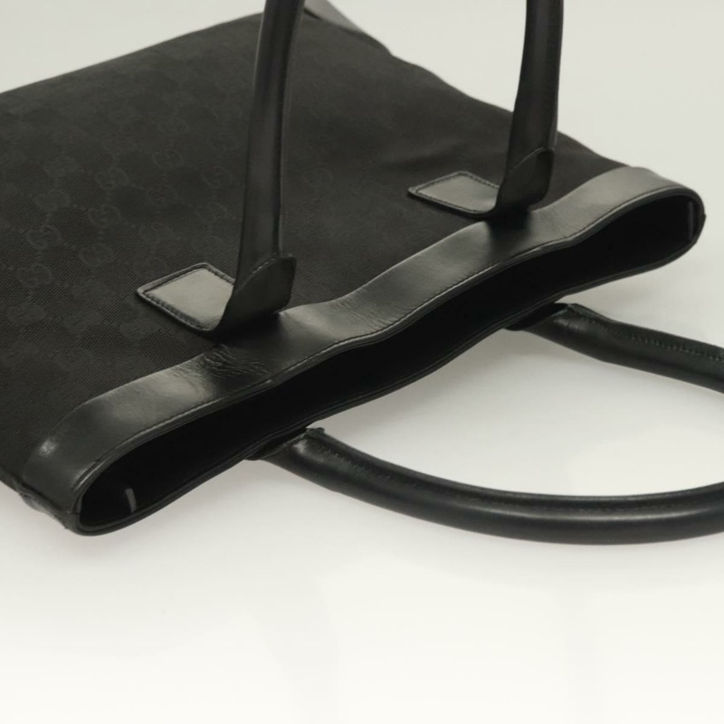 【日本直送】GUCCI GG 帆布手提包 黑金色 002 1119 正品 bs26789-5