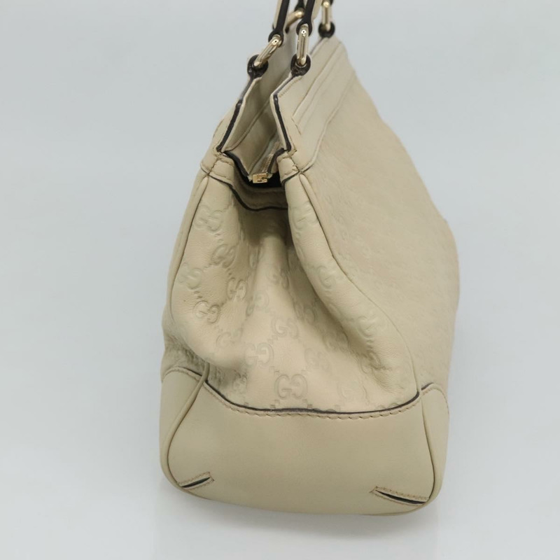 【日本直送】GUCCI GG 帆布 Guccissima 漂亮托特包皮革米色金色 257063 正品 129430-3