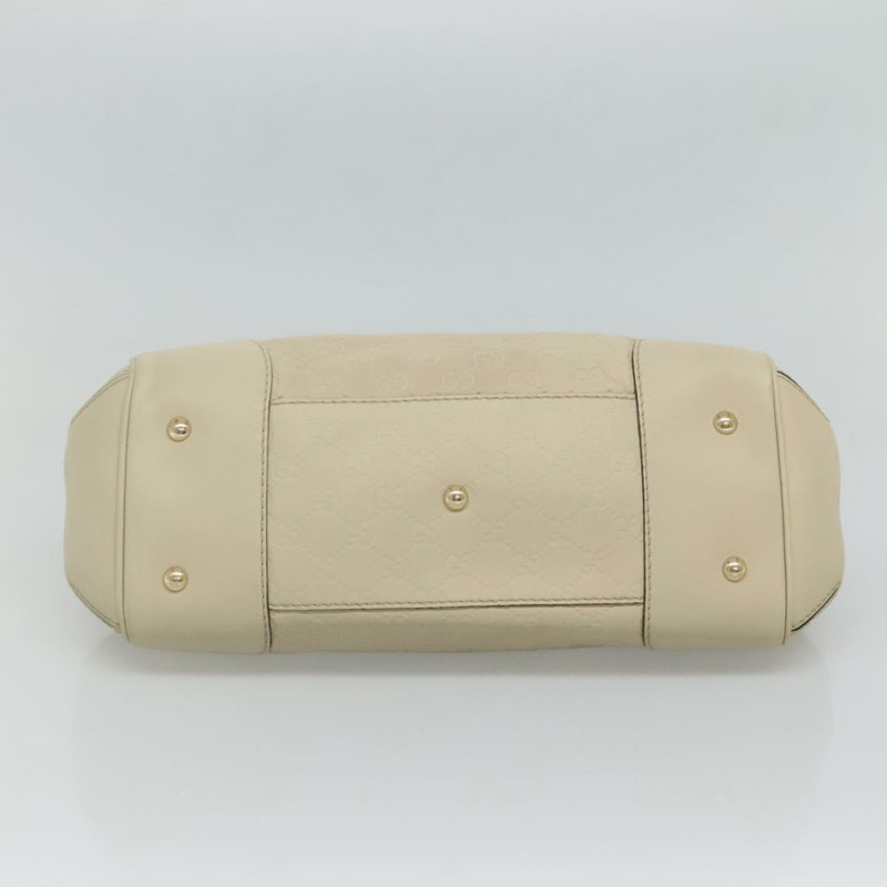 【日本直送】GUCCI GG 帆布 Guccissima 漂亮托特包皮革米色金色 257063 正品 129430-4