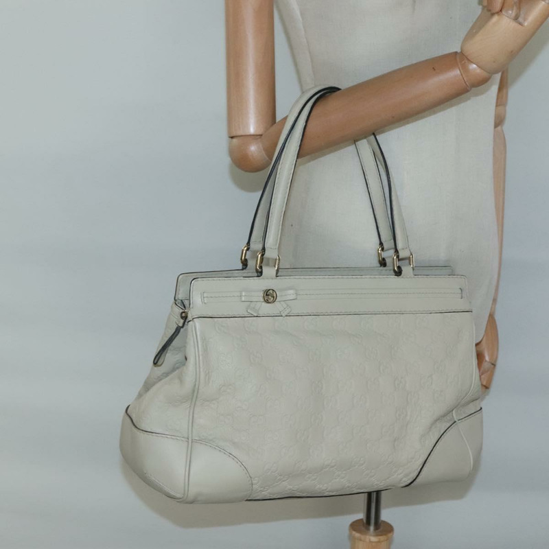 【日本直送】GUCCI GG 帆布 Guccissima 漂亮托特包皮革米色金色 257063 正品 129430-22