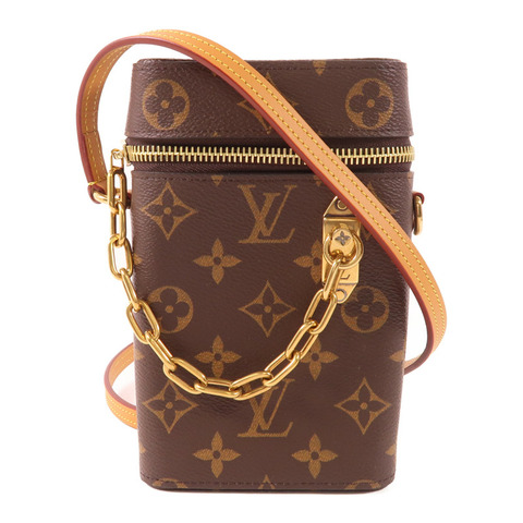 LOUIS VUITTON Monogram Phone Box金扣肩背袋