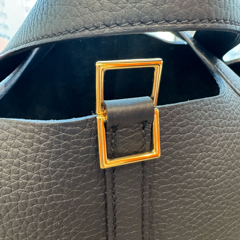 HERMES picotin 18黑色金扣 stamp K ×3-9