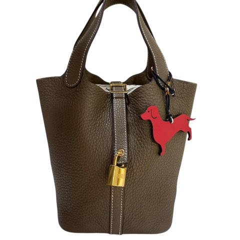 Hermès picotin lock 18 T/c cc18 Etoupe 大象灰金扣
