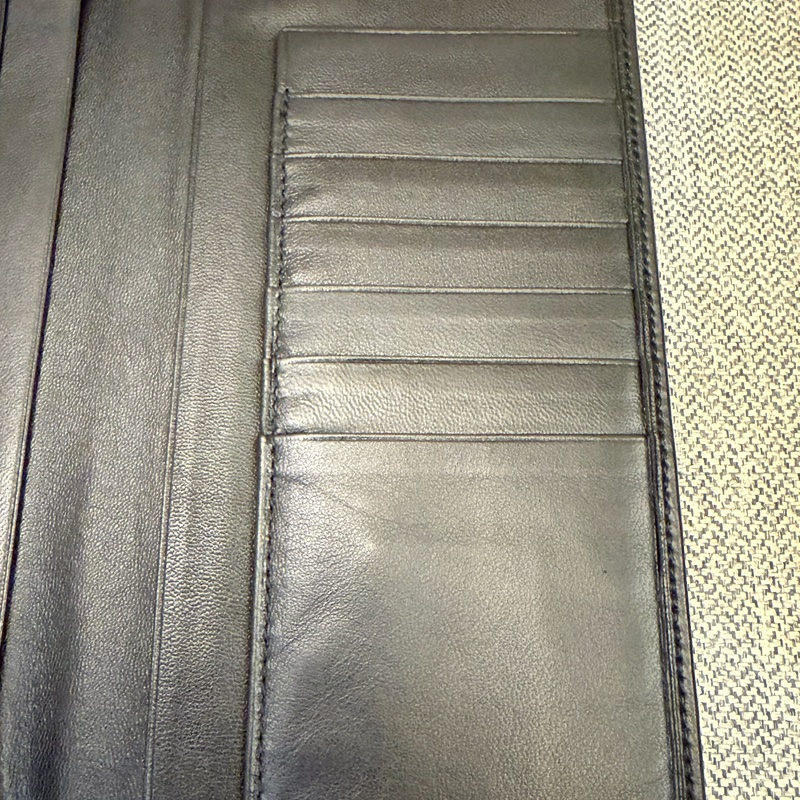 真品 LOEWE Nappa納帕小羔羊皮長夾-14