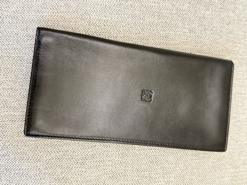 真品 LOEWE Nappa納帕小羔羊皮長夾-19