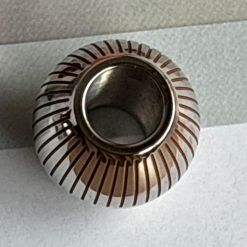 ::HERMES:: 銀色金屬 Totem Twilly Rings絲巾扣 領巾扣環-5