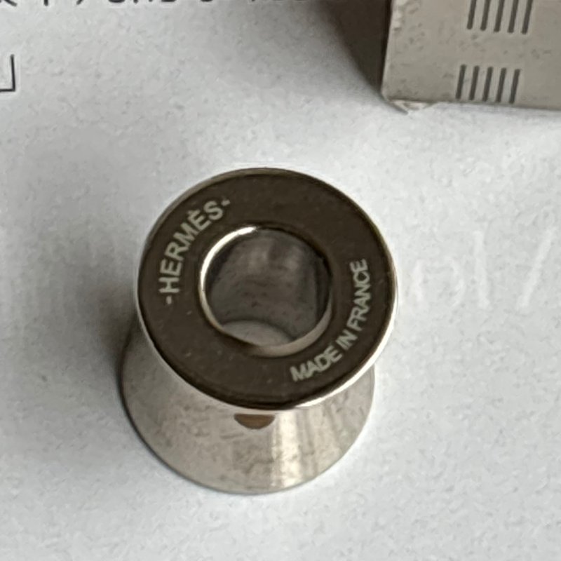 ::HERMES:: 銀色金屬 Totem Twilly Rings絲巾扣 領巾扣環-8