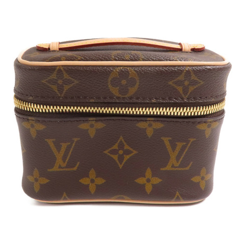 LOUIS VUITTON Monogram Nice Nano金扣化妝袋