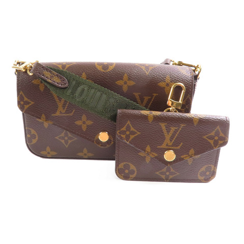 LOUIS VUITTON Monogram Felicie Strap & Go金扣肩背袋