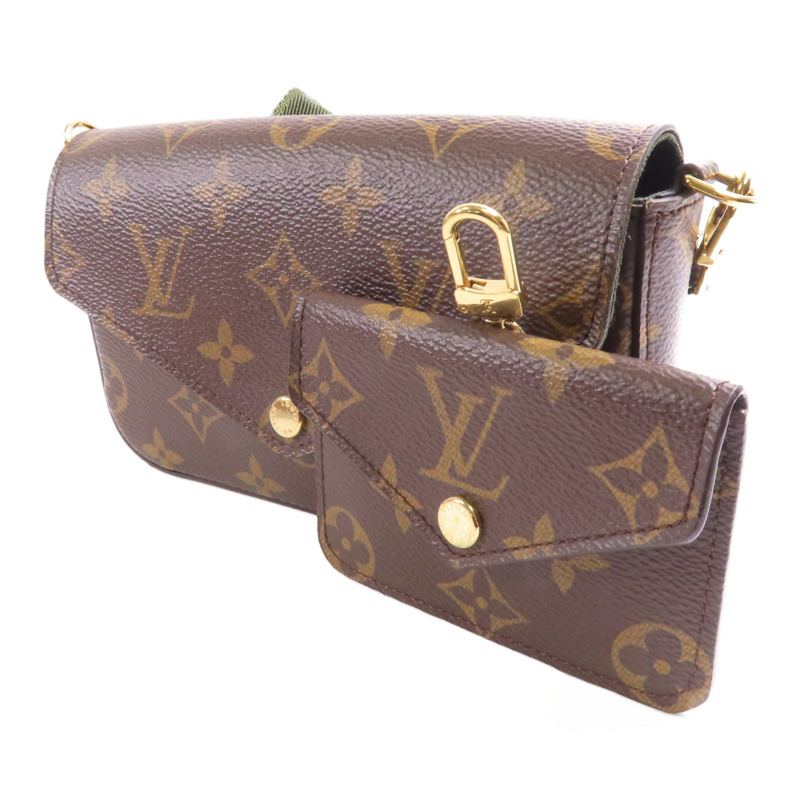LOUIS VUITTON Monogram Felicie Strap & Go金扣肩背袋-2