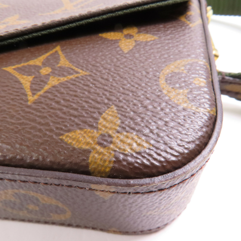 LOUIS VUITTON Monogram Felicie Strap & Go金扣肩背袋-6