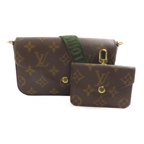 LOUIS VUITTON Monogram Felicie Strap & Go金扣肩背袋
