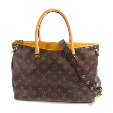 LOUIS VUITTON Monogram Pallas MM金扣手挽肩背兩用袋