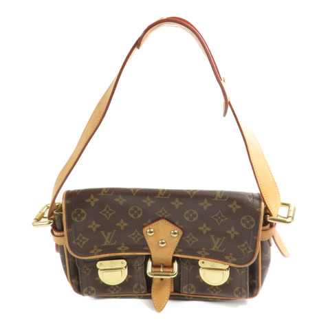 LOUIS VUITTON Monogram Hudson PM金扣肩背袋