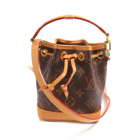 LOUIS VUITTON Monogram Nano Noe金扣手挽肩背兩用袋