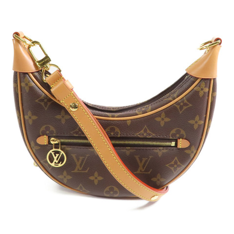 LOUIS VUITTON Monogram Loop金扣肩背袋棕色