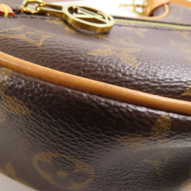 LOUIS VUITTON Monogram Loop金扣肩背袋棕色-5