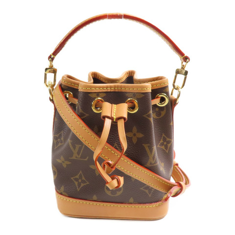 LOUIS VUITTON Monogram Nano Noe金扣手挽肩背兩用袋