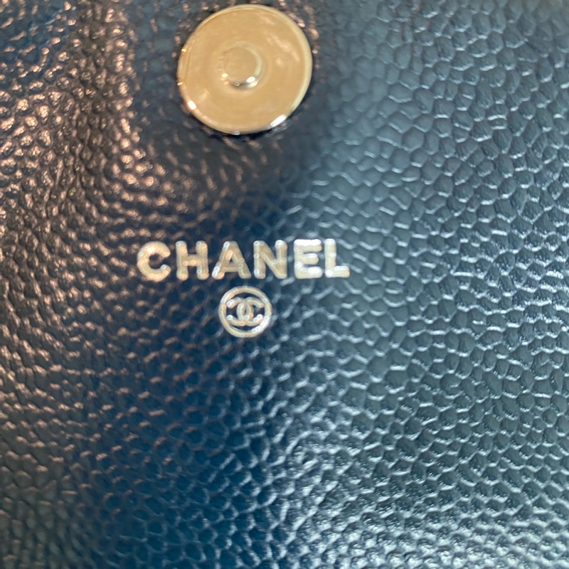 Chanel 近黑藍 月牙包navy-6