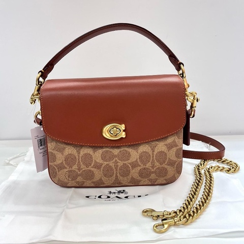 Coach cassie beige bag